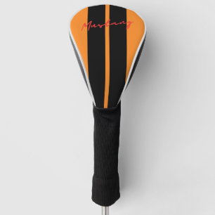 Mustang Orange Golf Club Cover Headcover