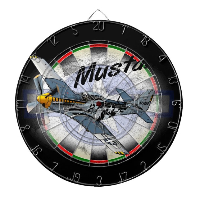 Mustang P51 Dartscheibe (vorne)