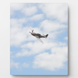 Mustang P51 im Flug Fotoplatte