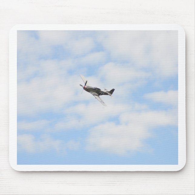 Mustang P51 im Flug Mousepad (Vorne)