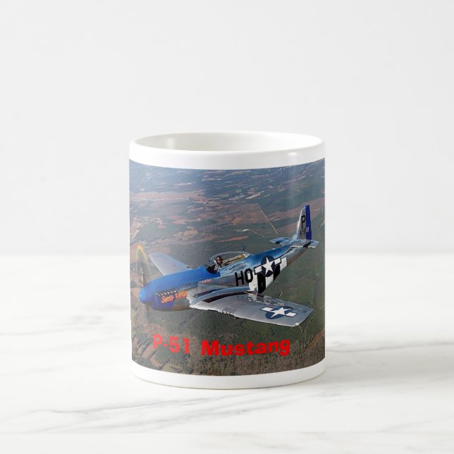Mustang p-51 kaffeetasse (Mittel)