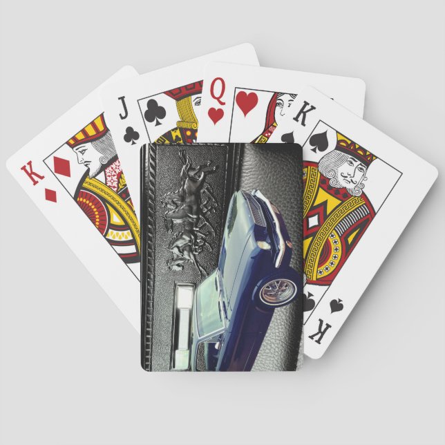 Mustang Playing Cards Spielkarten (Rückseite)