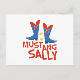 Mustang Sally Postkarte