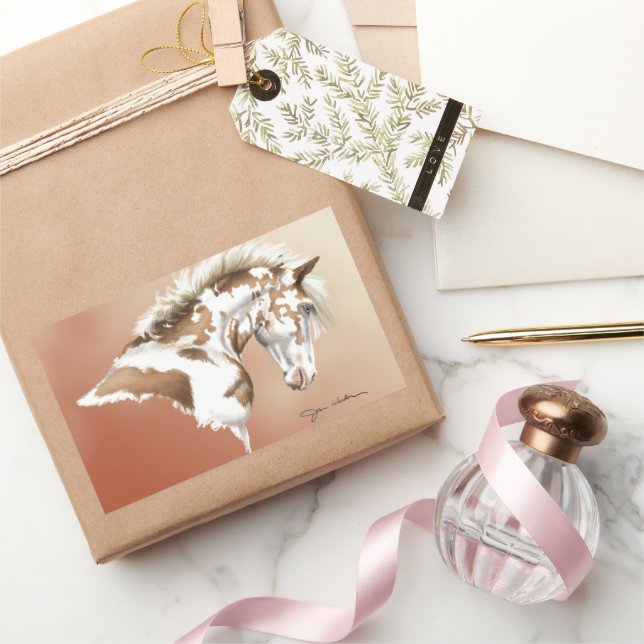 Mustang Wild Xtend Rechteckiger Aufkleber (Schenken)