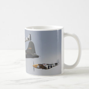 Mustangs b-17 und p-51 kaffeetasse