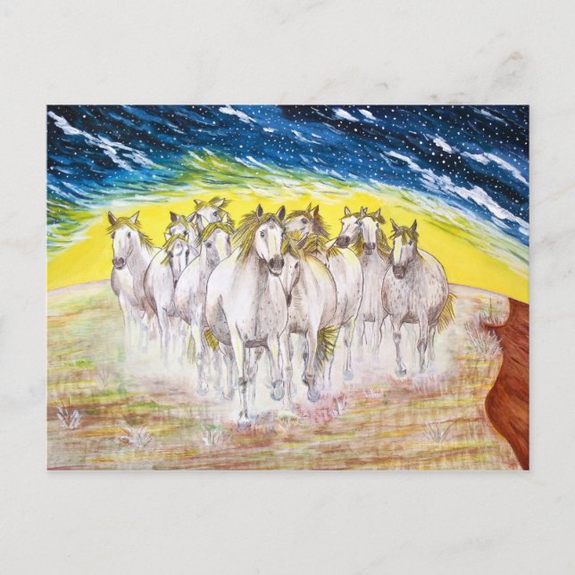 MUSTANGS POSTKARTE (Vorderseite)