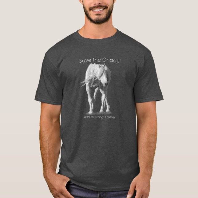 Mustangs sauvages pour toujours T-shirt (Devant)