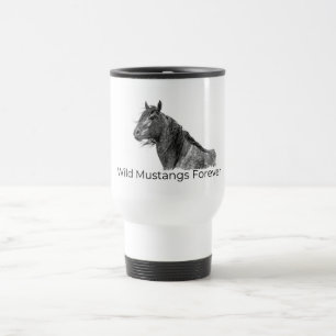 Mustangs sauvages pour toujours Voyage Mug