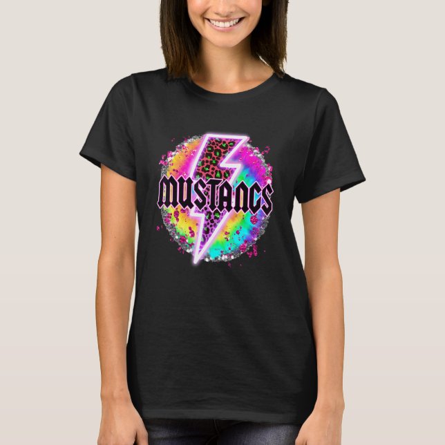 Mustangs School Spirit T-Shirt (Vorderseite)