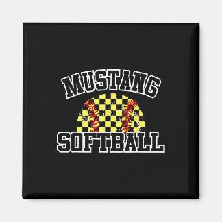 Mustangs Softball Mom Mustangs Schulgeist Sport Magnet