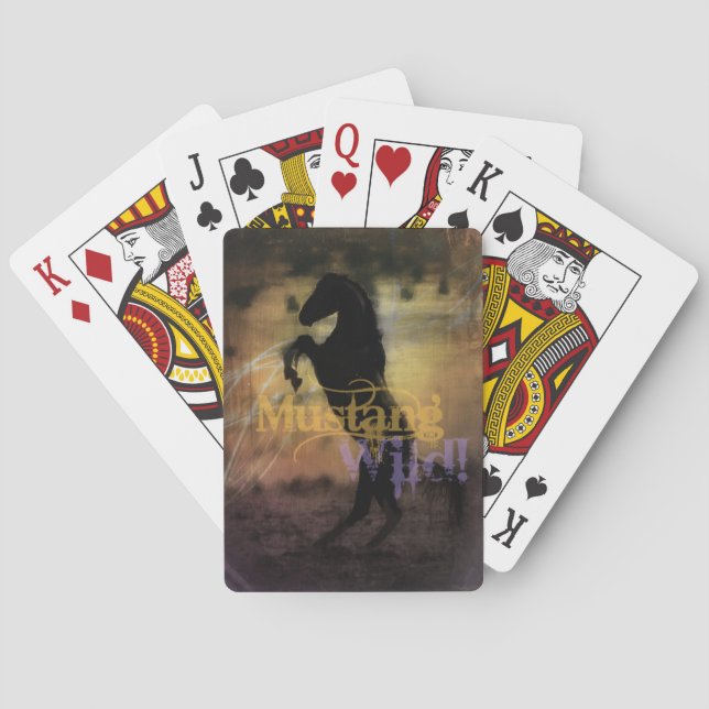 MustangWILD Plattform der Spielkarten (Rückseite)