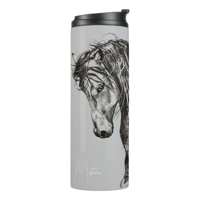 MustangWild Water Flasche - Mesteno (Nach links gedreht)