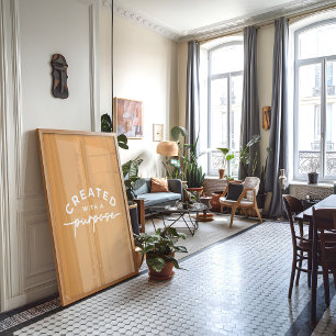 Mustard Elegant Christlich Quote Poster