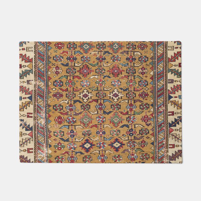 Mustard Südwestlich Verziert Fußmatte (Vorderseite)