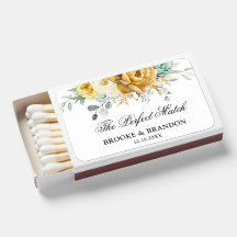 Mustard Yellow Floral Sage Grüne Moderne Hochzeit