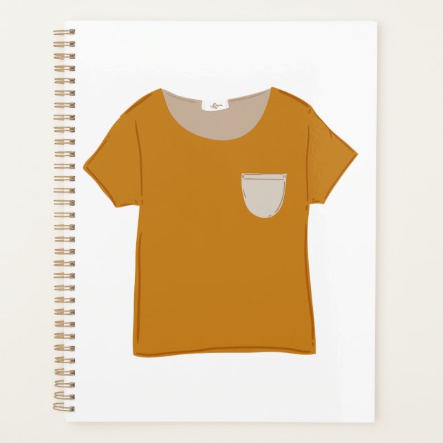 Mustard Yellow Minimalist Top (Devant)