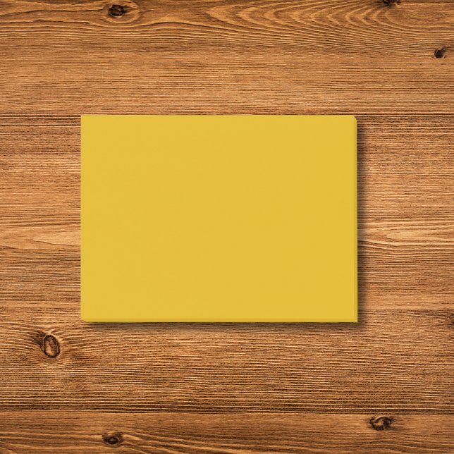 Mustard Yellow Solid Color Post-it Klebezettel (Von Creator hochgeladen)