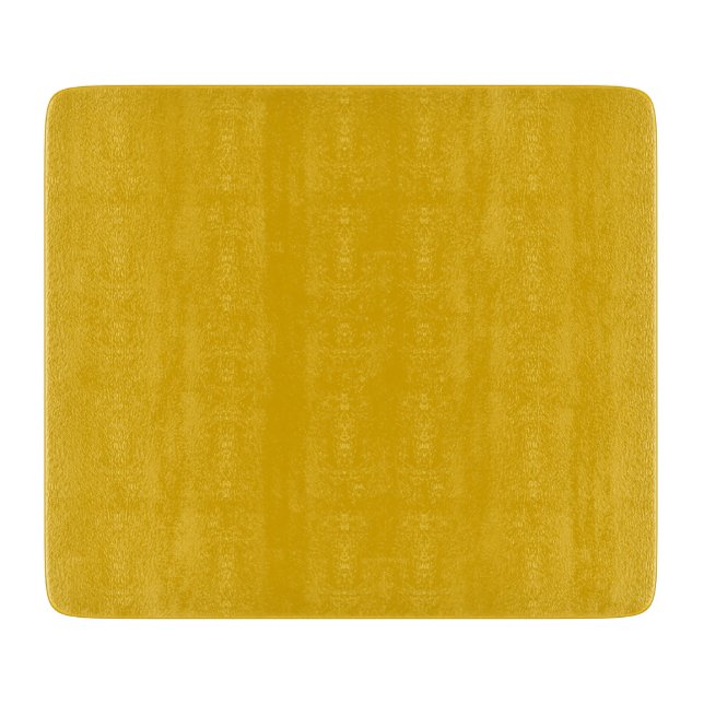 Mustard Yellow Solid Color Schneidebrett (Vorderseite)