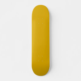 Mustard Yellow Solid Color Skateboard