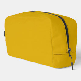 Mustard Yellow Solid Color Waschbeutel