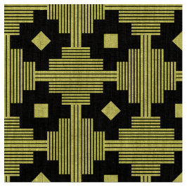 Muster 061214 - Gelb mit Schwarz Stoff