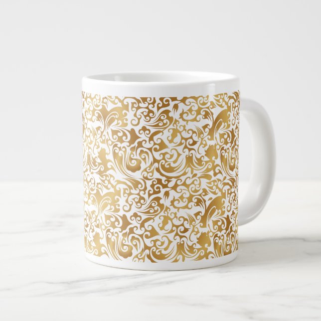 Muster 11A Jumbo-Tasse (Vorderseite Rechts)