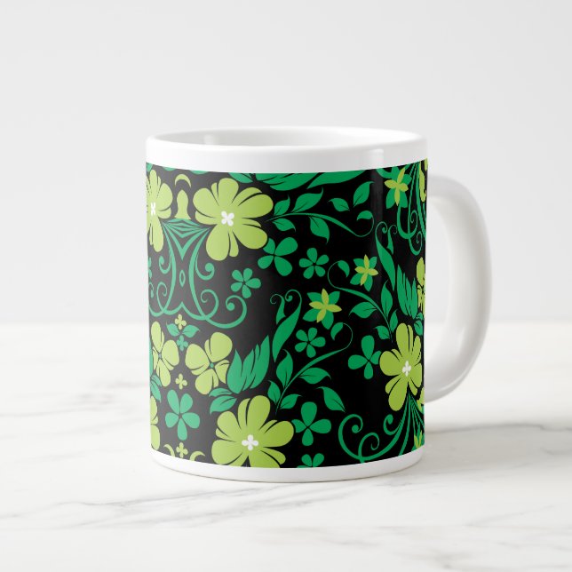 Muster 18 Jumbo-Tasse (Vorderseite Rechts)