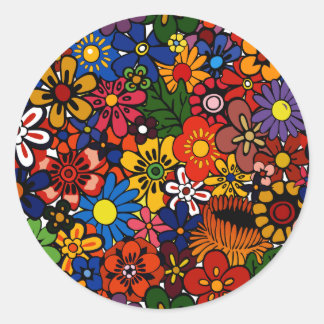 Muster 1 runder aufkleber