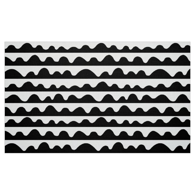 Muster 20815 - Schwarz auf Weiß Stoff (Fat Quarter (45,7 x 55,9 cm))