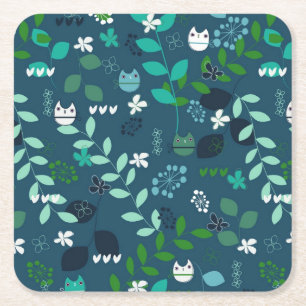 Muster 2 rechteckiger pappuntersetzer