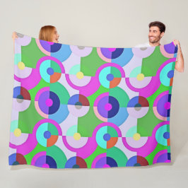 Muster 5 der geometrischen Formen Fleecedecke