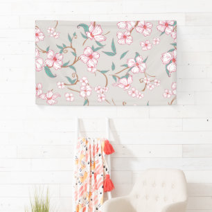 Muster 6 der Creepe-Blume Banner