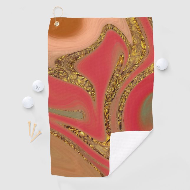 Muster abstrakt. golfhandtuch (Insitu)