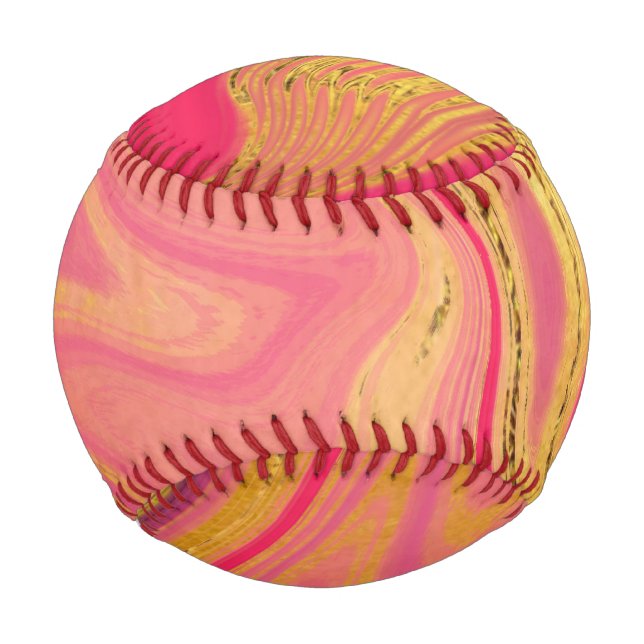 Muster abstrakt marmoriert baseball (Vorderseite)