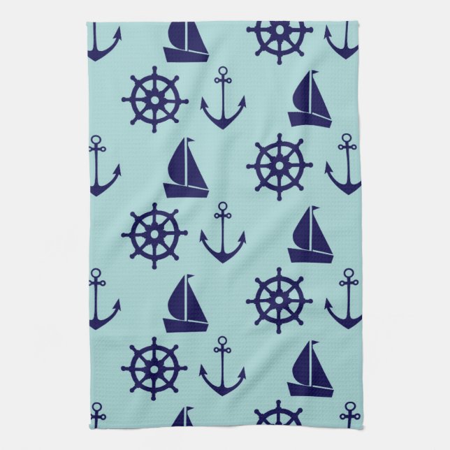 Muster am Meer Handtuch (Vertikal)