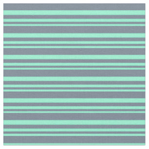 Muster Aquamarine und Schiefergraue Linien/Streife Stoff