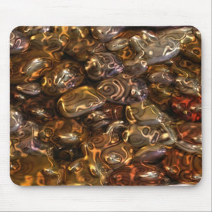 Muster ART - Golden River Stones Mousepad