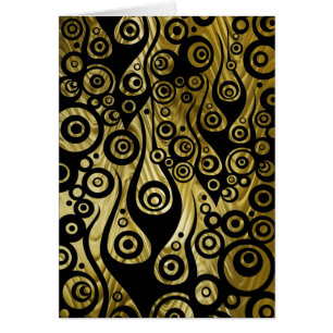 Muster ARTs - Tätowierung Kreisflammen   goldene W