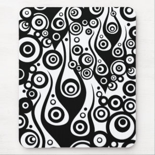 Muster ARTs - Tattoo-Kreisflammen   transparent Mousepad
