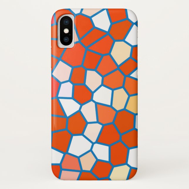 Muster aus festem Glas Case-Mate iPhone Hülle (Rückseite)