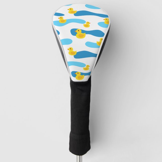 Muster aus Gelbkautschuk Golf Headcover (Vorderseite)