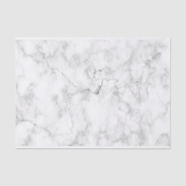 Muster aus grauem und weißem Marmor Seidenpapier (Vorderseite)