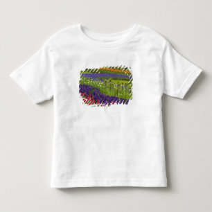 Muster aus Tulpen, Hyazinthen und Traubenhyazinthe Kleinkind T-shirt