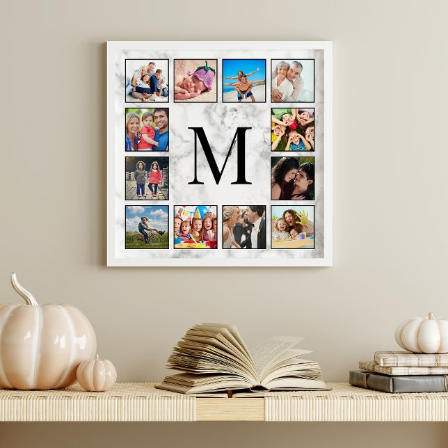 Muster aus weißem Marmor Fotodruck (Von Creator hochgeladen)