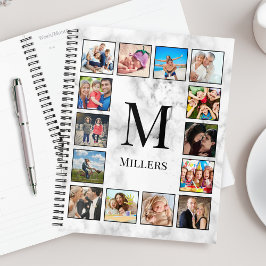 Muster aus weißem Marmor Planer