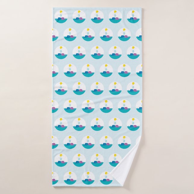 Muster Badehandtuch (Badehandtuch)