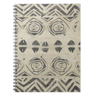 Muster-Basar-- gerundete und geometrische Formen Notizblock