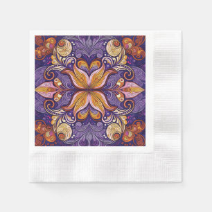 Muster Batik Lila Serviette