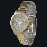 Muster Bazar - Geometrische Formen Armbanduhr<br><div class="desc">Muster Bazaar II von Juni Erica Vess. Verfügt über ein Design mit geometrischen Formen.</div>
