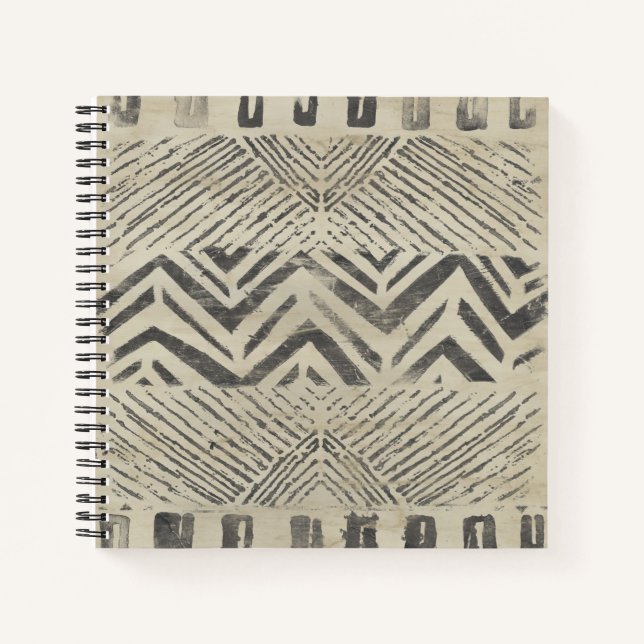 Muster Bazar - Geometrische Formen Notizbuch (Vorderseite)